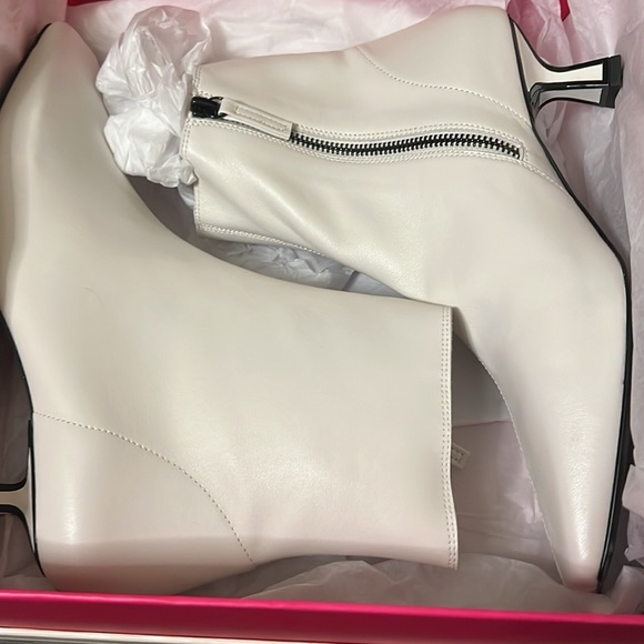 Kat Maconie White Leather Ankle Boots Size 10 US / 41 EU - Picture 2 of 9